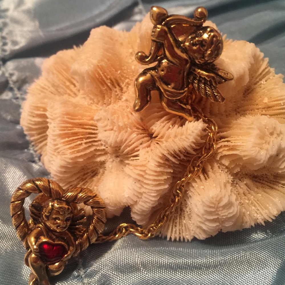 Unique Valentines Vintage Love Cupid Pin❤️❤️